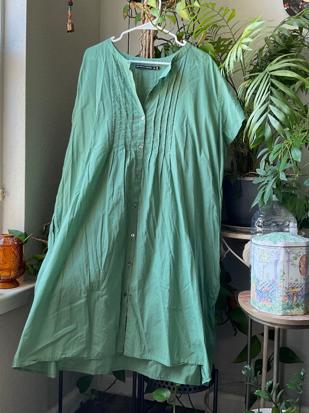 Womens Gudrun Sjoden Sage Green Dress XXL
